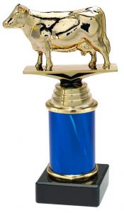 9.09.34322 Kuh Pokal Trophäe inkl. Beschriftung | Serie 3 Stck.