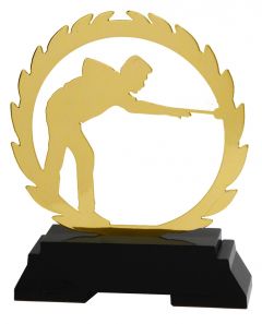 L239 Billard Metallfigur inkl. Beschriftung | 18,5 cm