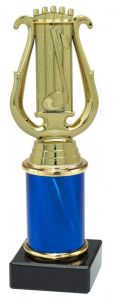 9.09.35136 Musik - Lyra Pokal Trophäe inkl. Beschriftung | 19,3 cm