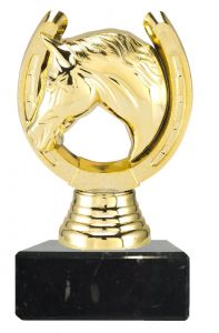 M420.525.01 Pferde - Reitsport 3D-Pokalfigur inkl. Beschriftung | 13,0 cm