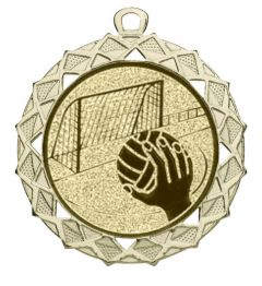 DI7003.519 Handball Medaille Bergheim 70 mm Ø inkl. Band / Kordel | montiert