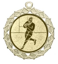 DI7003.533 Football Medaille 70 mm Ø inkl. Band / Kordel | montiert