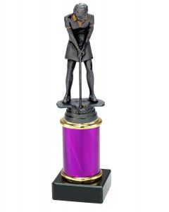 9.154.34222 Golf - Damen Pokal Trophäe inkl. Beschriftung | Serie 3 Stck.