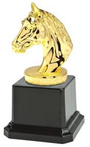 N78.007 Reitsport - Pferde Pokalfigur inkl. Beschriftung | 12,5 cm