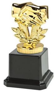 N78.024 Freundschaft Pokalfigur inkl. Beschriftung | 12,5 cm