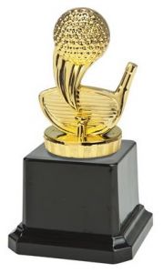 N78.032 Golf Pokalfigur inkl. Beschriftung | 12,5 cm