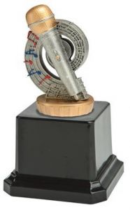 N78.FX025 Musik Pokalfigur inkl. Beschriftung | 12,5 cm