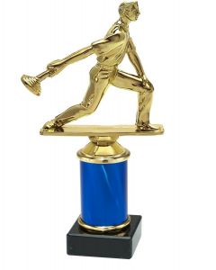 9.09.34134 Eisstock Pokal Trophäe inkl. Beschriftung | Serie 3 Stck.