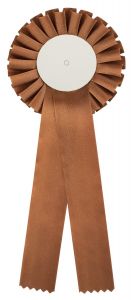 R200.BR Turnier-/Preisschleife - Rosette | 110 x 310 mm