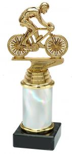 9.02.34368 Radsport Pokal Trophäe inkl. Beschriftung | 18,4 cm