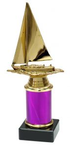 9.154.34500 Segler Pokal Trophäe inkl. Beschriftung | 23,4 cm