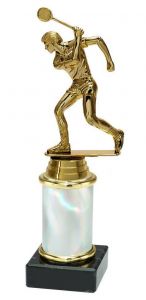 9.02.34442 Squash - Herren Pokal Trophäe inkl. Beschriftung | 20,2 cm
