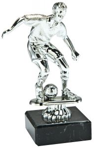 MP210.02 Fussball Figur mit Marmorsockel 13,5 cm | montiert