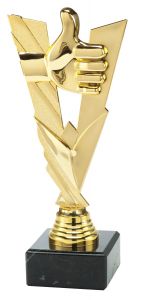 M410.198 Daumen hoch Pokal inkl. Beschriftung | 21,0 cm