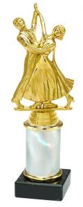 9.02.34554 Tanz - Tanzsport Pokal Trophäe inkl. Beschriftung | 23,7 cm