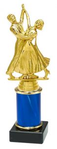 9.09.34554 Tanz - Tanzsport Pokal Trophäe inkl. Beschriftung | 23,7 cm