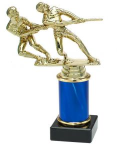 9.09.34572 Tauziehen Pokal Trophäe inkl. Beschriftung | 19,3 cm