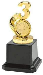 N78.003 Sieger Pokalfigur inkl. Emblem u. Beschriftung | 12,5 cm