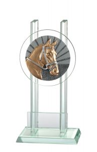 W140.009 Reitsport Glaspokal/trophäe inkl. Beschriftung | 3 Größen