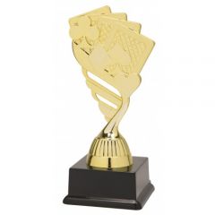 N10.432.01 Skat Pokalfigur inkl. Beschriftung | 3 Größen