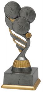 N10.436.22 Boule - Pétanque Pokalfigur inkl. Beschriftung | 3 Größen