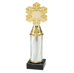 X900.02.532 Schneekristall Pokal inkl. Beschriftung und Emblem | 3 Größen