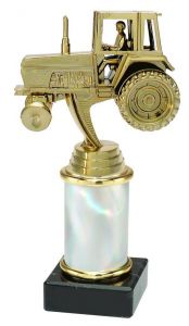9.02.34326 Traktor Pokal Trophäe inkl. Beschriftung | 3 Größen