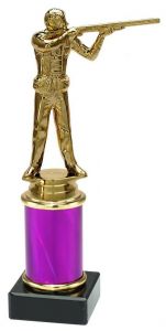 9.154.34496 Trappschütze Pokal Trophäe inkl. Beschriftung | 21,8 cm