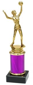 9.154.34640  Volleyball (Damen) Pokal Trophäe inkl. Beschriftung | 23,4 cm