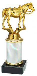 9.02.34397 Westernreiter Pokal Trophäe inkl. Beschriftung | 15,2 cm