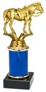 9.09.34397 Westernreiter Pokal Trophäe inkl. Beschriftung | 15,2 cm