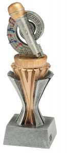 FX100.025 Musik - Mikrofon Pokal-Trophäe inkl. Beschriftung | 3 Größen