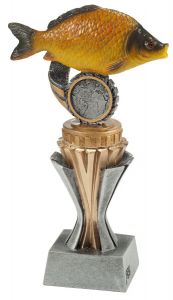 FX100.085 Fisch - Angler Pokal-Trophäe inkl. Beschriftung | 3 Größen